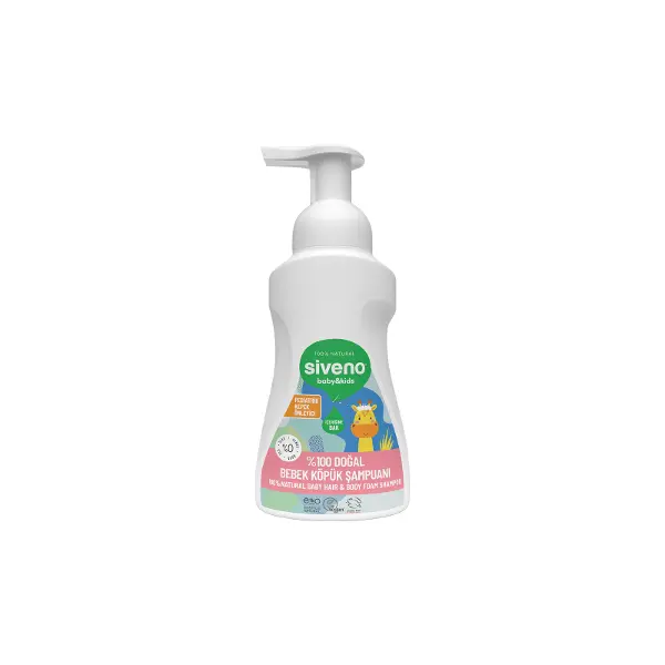 Siveno %100 Doğal Bebek Köpük Şampuanı 250 ml