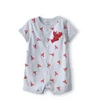 Carters Erkek Bebek Kısa Tulum 1V070610 Mavi-1