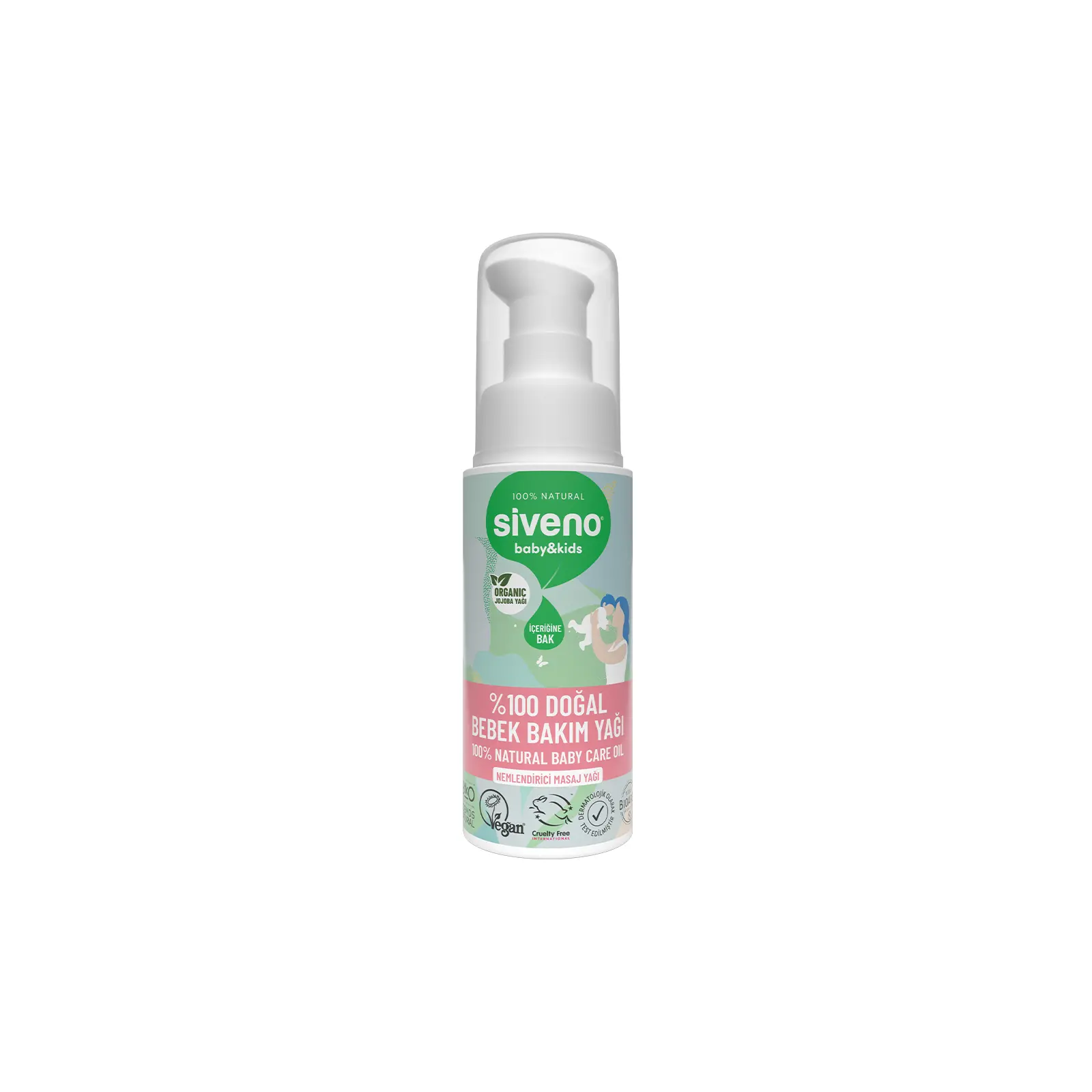 Siveno %100 Doğal Bebek Yağı 50 ml