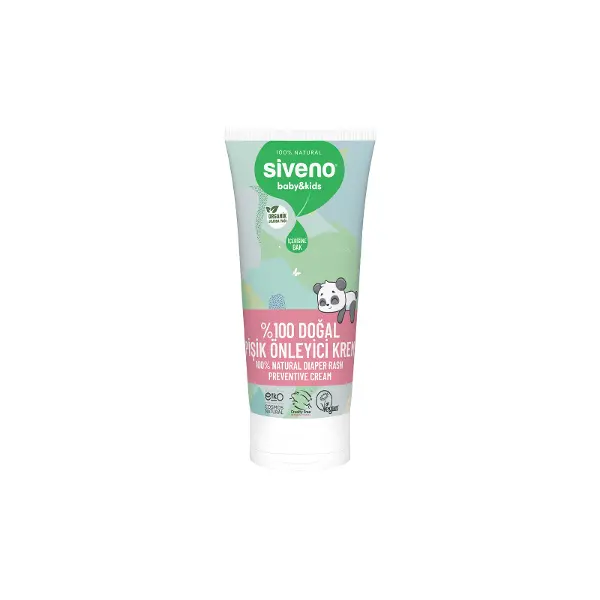 Siveno %100 Doğal Bebek Pişik Önleyici Jel Krem 50 ml