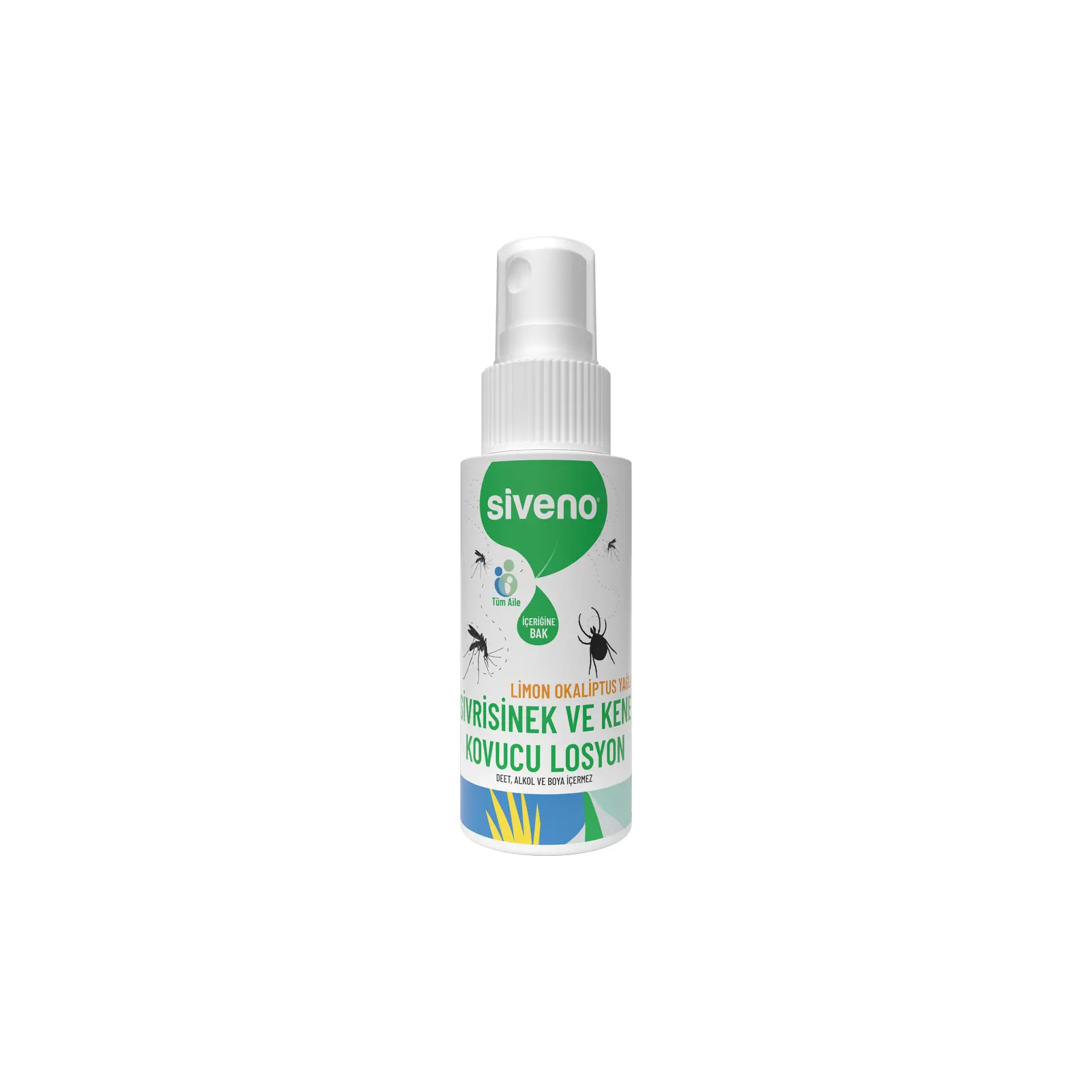Siveno %100 Doğal Sivrisinek ve Kene Kovucu Sprey Krem 50 ml