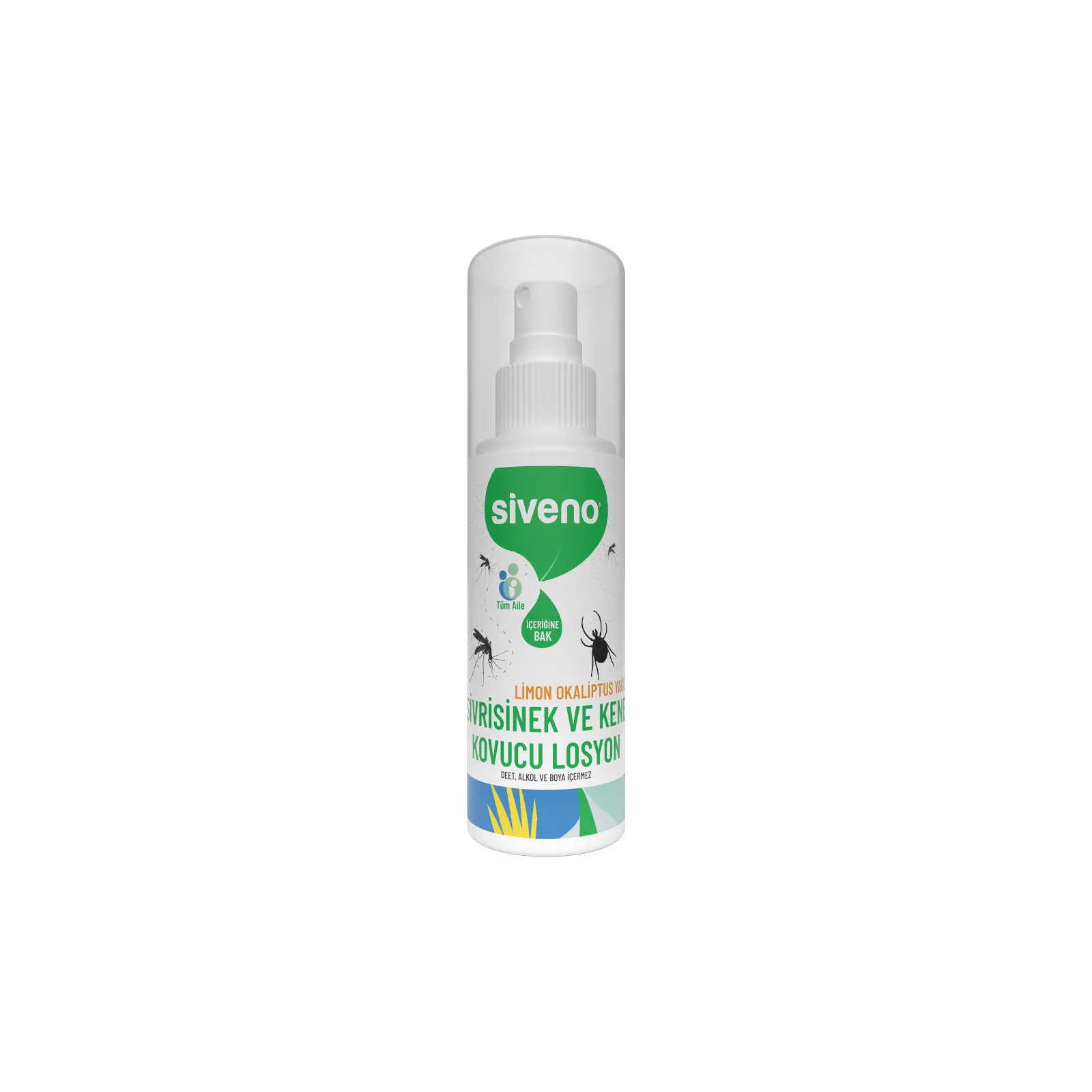 Siveno %100 Doğal Sivrisinek ve Kene Kovucu Sprey Krem 100 ml
