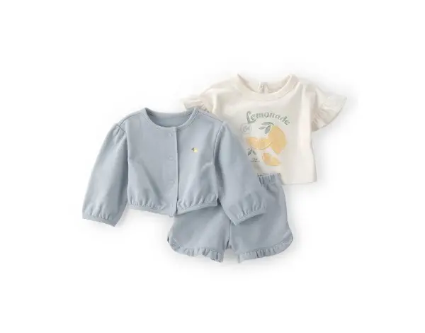 Carters Kız Bebek Alt Üst Set 1U529710 Mavi