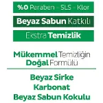Sleepy Premium Yüzey Temizlik Havlusu 100 Adet Beyaz Sabun-3