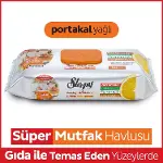 Sleepy Mutfak Temizlik Havlusu 50 Adet Portakal-2