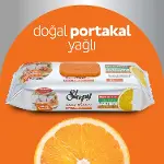 Sleepy Mutfak Temizlik Havlusu 50 Adet Portakal-3