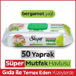 Sleepy Mutfak Temizlik Havlusu 50 Adet Bergamot-2