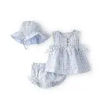 Carters Kız Bebek Alt Üst Set 1U618010 Mavi-1