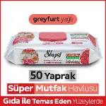 Sleepy Mutfak Temizlik Havlusu 50 Adet Greyfurt-2