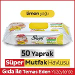 Sleepy Mutfak Temizlik Havlusu 50 Adet Limon-2