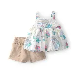 Carters Kız Bebek Alt Üst Set 1U637410 Renkli-1