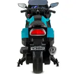 Babyhope 438A XMX-316 Ledli Akülü Motor 12 Volt Turkuaz-5