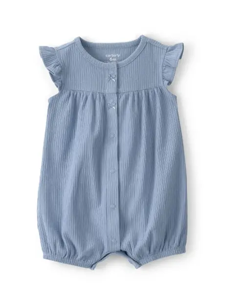 Carters Kız Bebek Kısa Tulum 1U268110 Mavi