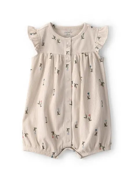 Carters Kız Bebek Kısa Tulum 1U268210 Renkli