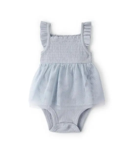 Carters Kız Bebek Kısa Tulum 1U542810 Mavi