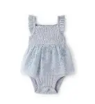 Carters Kız Bebek Kısa Tulum 1U542810 Mavi-1