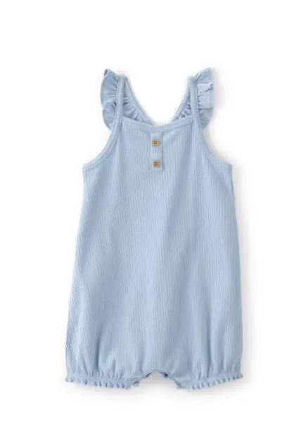 Carters Kız Bebek Kısa Tulum 1U729410 Mavi