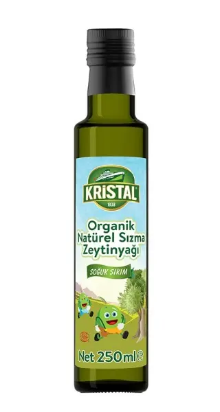 Kristal Organik Natural Sızma Zeytinyağı 250 ml