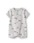 Carters Erkek Bebek Kısa Tulum 1U583010 Renkli-1