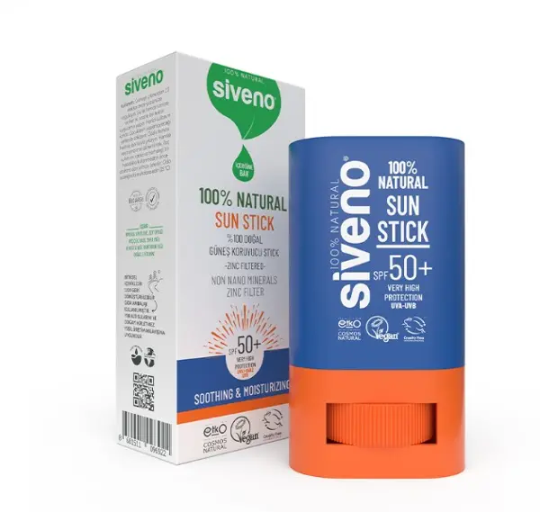 Siveno %100 Doğal Natural Sun Stick SPF50+ 15 Gr