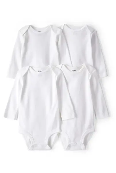 Carters Layette Bebek 4lü Beyaz Body Set 1L930610 Beyaz