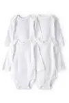 Carters Layette Bebek 4lü Beyaz Body Set 1L930610 Beyaz-1