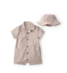 Carters Erkek Bebek Kısa Tulum 1U590910 Bej-1