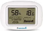 Weewell Oda Nem ve Sıcaklık Ölçer Termometre WHM140-1