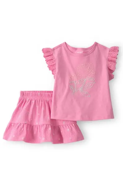 Carters Kız Bebek 2li Set 1U577410 Pembe
