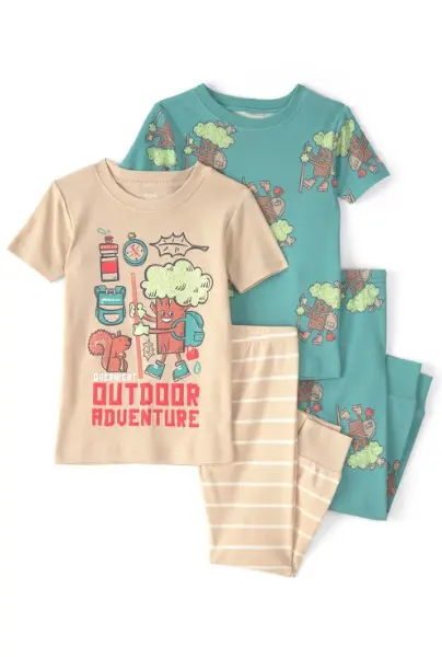Carters Erkek Bebek Pijama 4lü Set 1U597210 Renkli