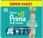 Prima Aktif Bebek Süper Paket Bebek Bezi 7 Beden 30 Adet-2