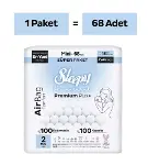 Sleepy Bio Natural Premium Plus Airbag Comfort Bebek Bezi 2 Beden 68 Adet-2