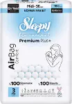 Sleepy Bio Natural Premium Plus Airbag Comfort Bebek Bezi 3 Beden 56 Adet-1