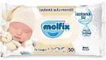 Molfix Yenidoğan İzotonik Sulu Doğal Pamuk Islak Havlu Mendil 50'li-1