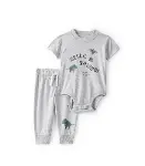 Carters Erkek Bebek Body Pantolon Set 1U270510 Gri-1