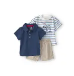 Carters Erkek Bebek Body Şort Set 1U744110 Mavi-1