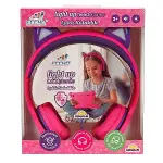 S00091067 -SUN-GLE-ECH-KULAKLIK KABLOLU KEDİ ŞKL.IŞIKLI PEMBE-MOR-4