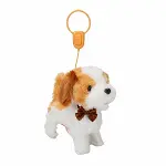 2860  Sesli Hareketli Peluş Sevim Köpek Latte-3