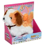 2860  Sesli Hareketli Peluş Sevim Köpek Latte-1