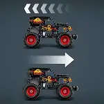 42219 Lego Technic Monster Jam Grave Digger 263 parça +7 yaş-4