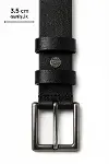 Erkek Hakiki Deri 3.5 Cm Klasik Kemer Metal Tokalı Günlük Ve Klasik Kullanım-2