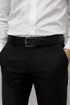 Erkek Hakiki Deri 4 Cm Klasik Kemer Metal Tokalı Günlük Ve Klasik Kullanım-2