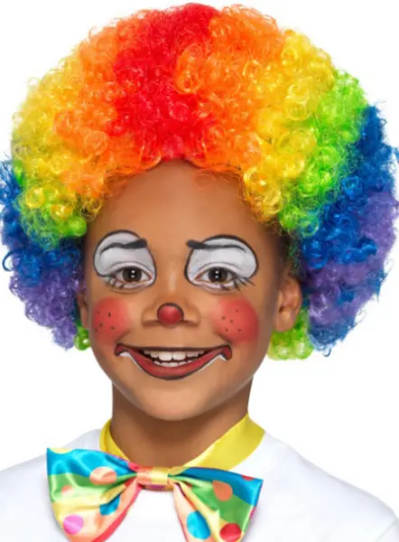 Rengarenk Kıvırcık Afro Peruk Bonus Saç 120 Gr (4745)