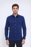 İndigo Slim Fit Erkek Gömlek | Wessi-3
