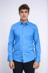 Mavi Slimfit Erkek Gömlek | Wessi-3