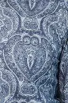 Açık Mavi Desenli Slim Fit Gömlek - Wessi-2