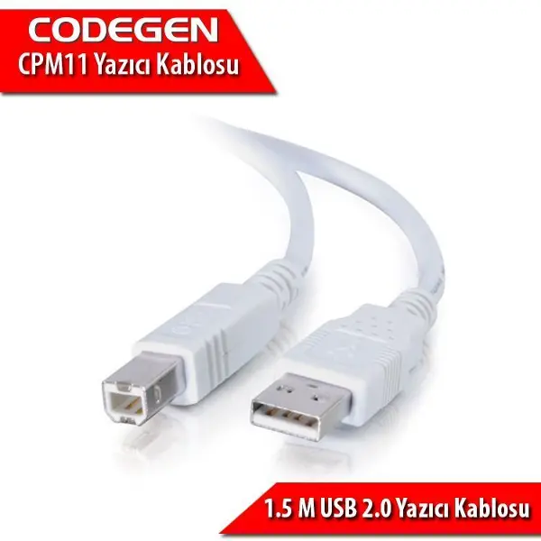 CPM11 1.5 Metre USB 2.0 Kablosu (Am-Bm)