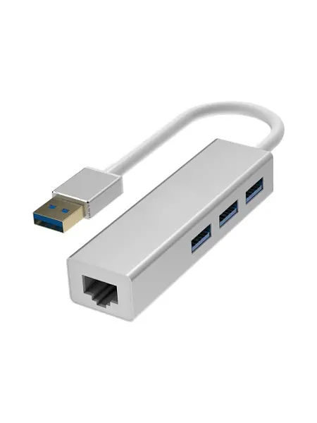 (CDG-CNV41) USB3.0 TO 3xUSB3.0/RJ45 HUB