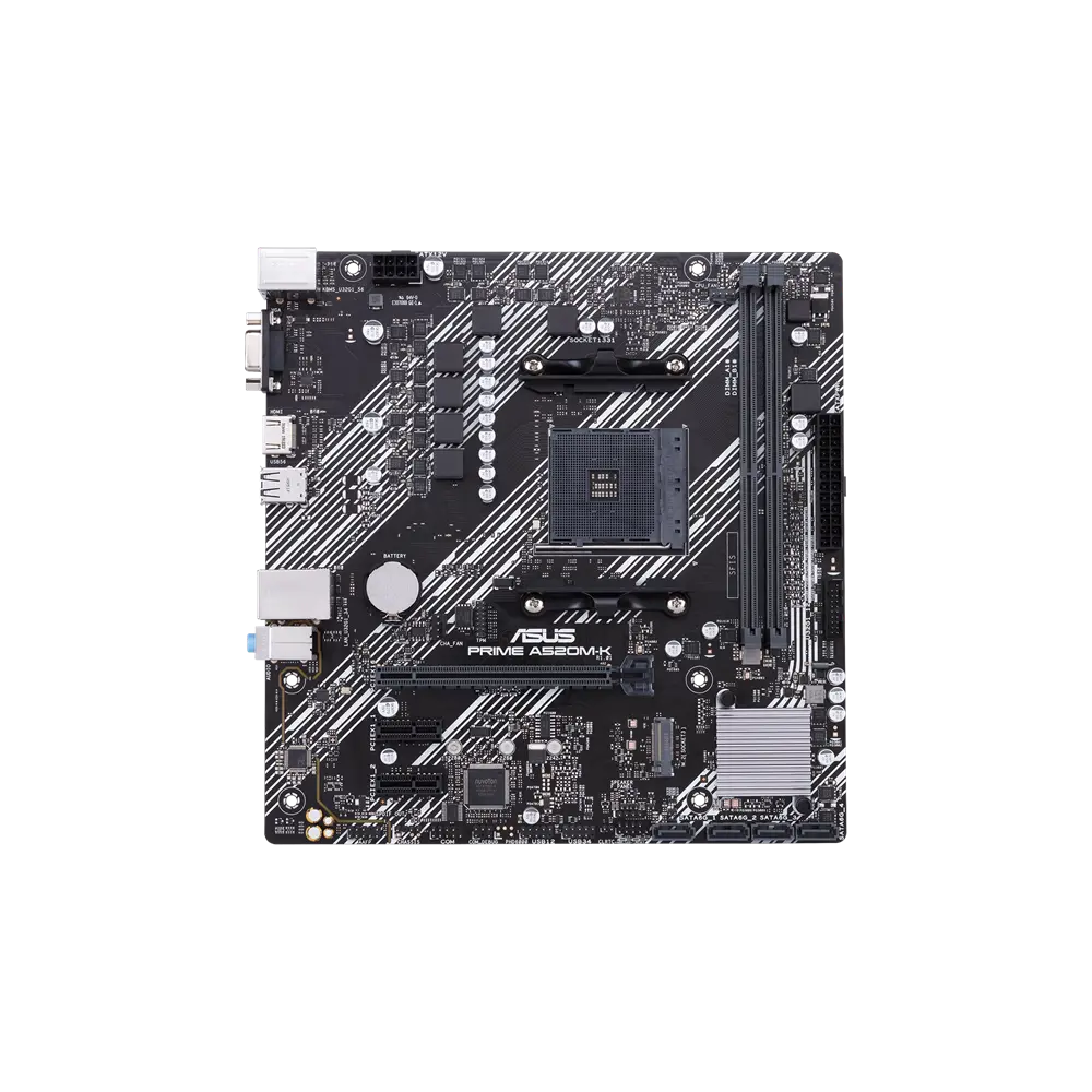 PRIME A520M-K AM4 DDR4 (2xDIMM-64GB) 4600Mhz VGA/HDMI mATX