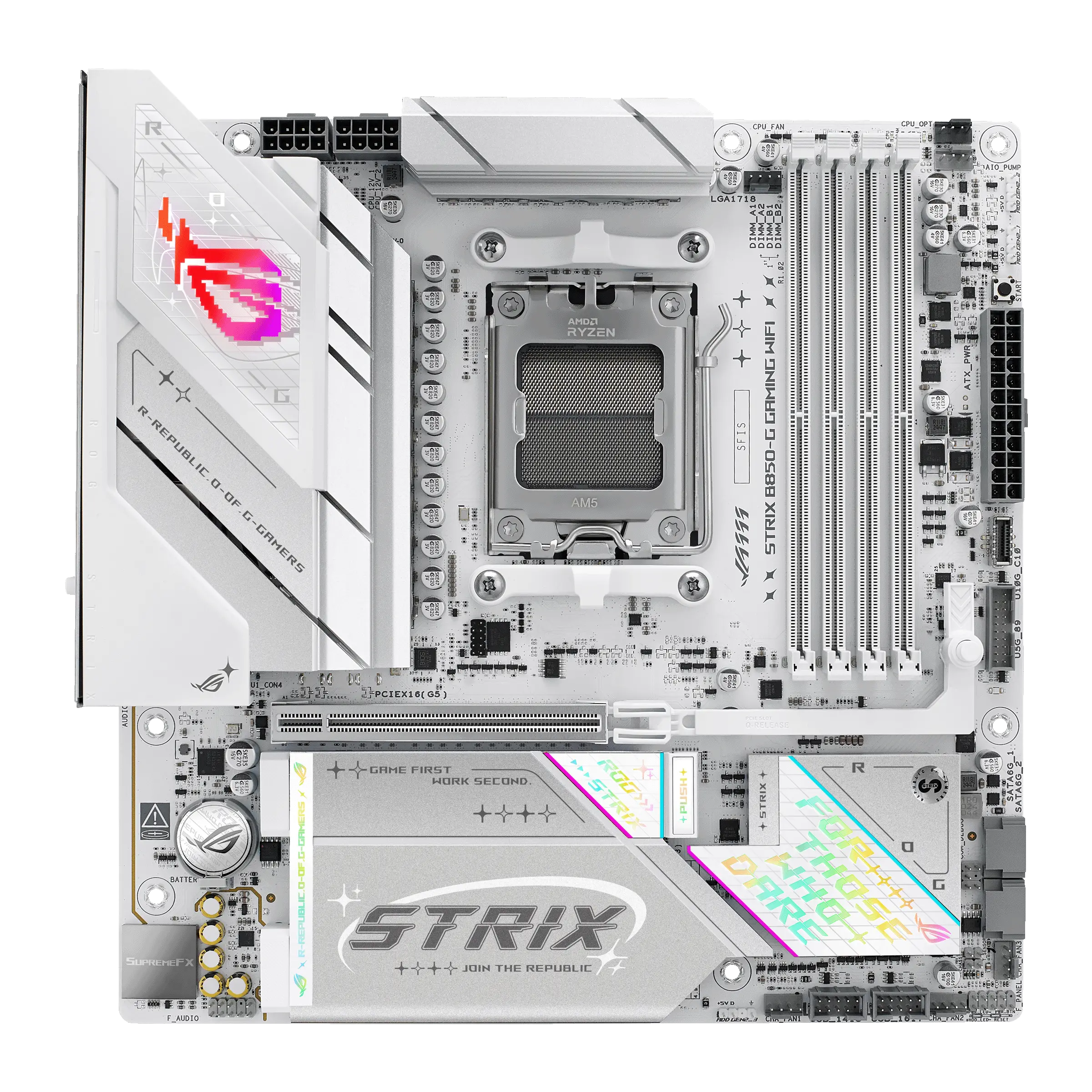 ROG STRIX B850-G GAMING WIFI, 4xDDR5, 4x M2, HDMI, DP, 2xType-C, Wi-Fi 7, Bluetooth v5.4, AM5 Soket GAMING Anakart